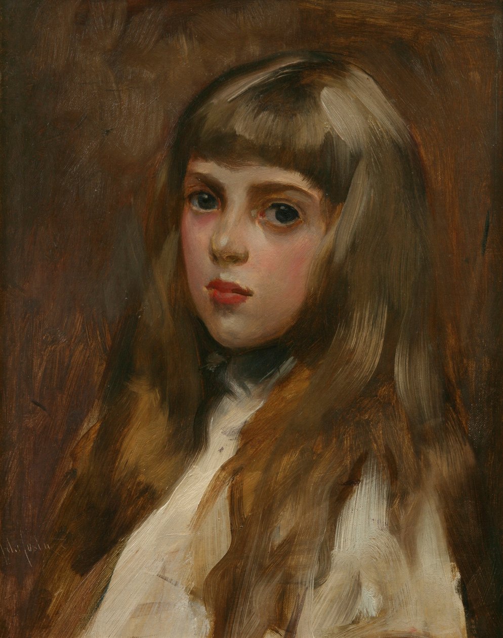 Portræt af Marjorie Armstrong, ca. 1895 af John da Costa