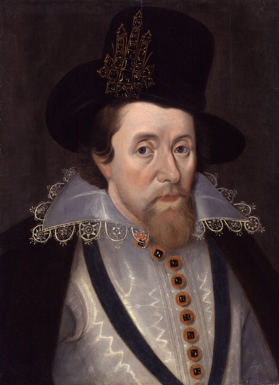 Kong James I af England og VI af Skotland af John de Critz