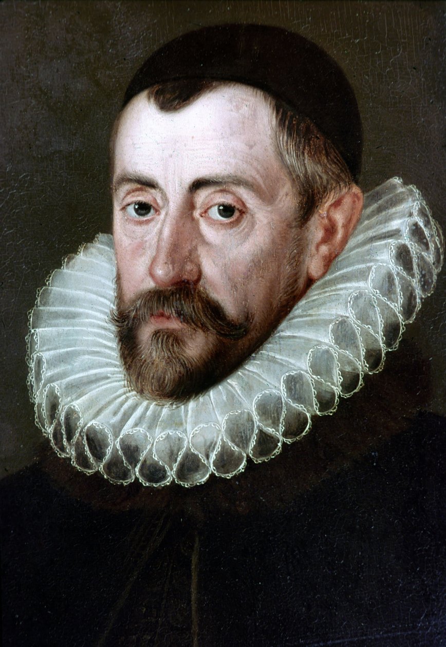 Sir Francis Walsingham (v.1532-1590), engelsk politiker (maleri af J.de Critz).London National Portrait Gallery af John de Critz