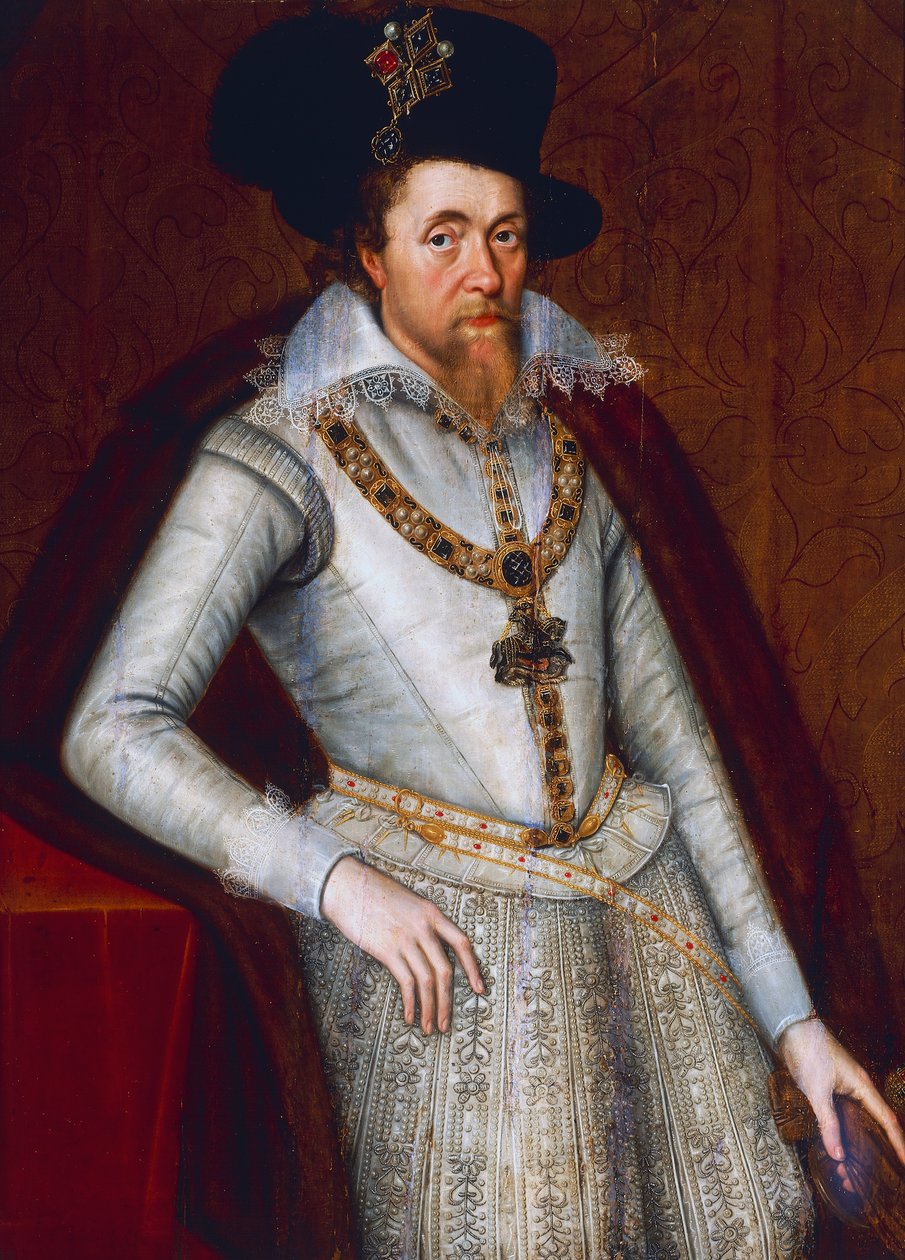 Portræt af James Stuart (Edinburgh af John de the Elder Critz