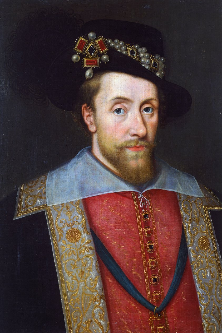 Portræt af James Stuart (Edinburgh af John de the Elder Critz