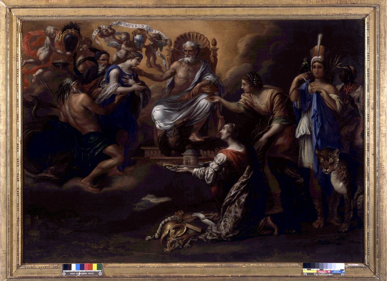 Marseille beskyttet af guderne eller Marseilles apoteos af John the Baptist of Beadan