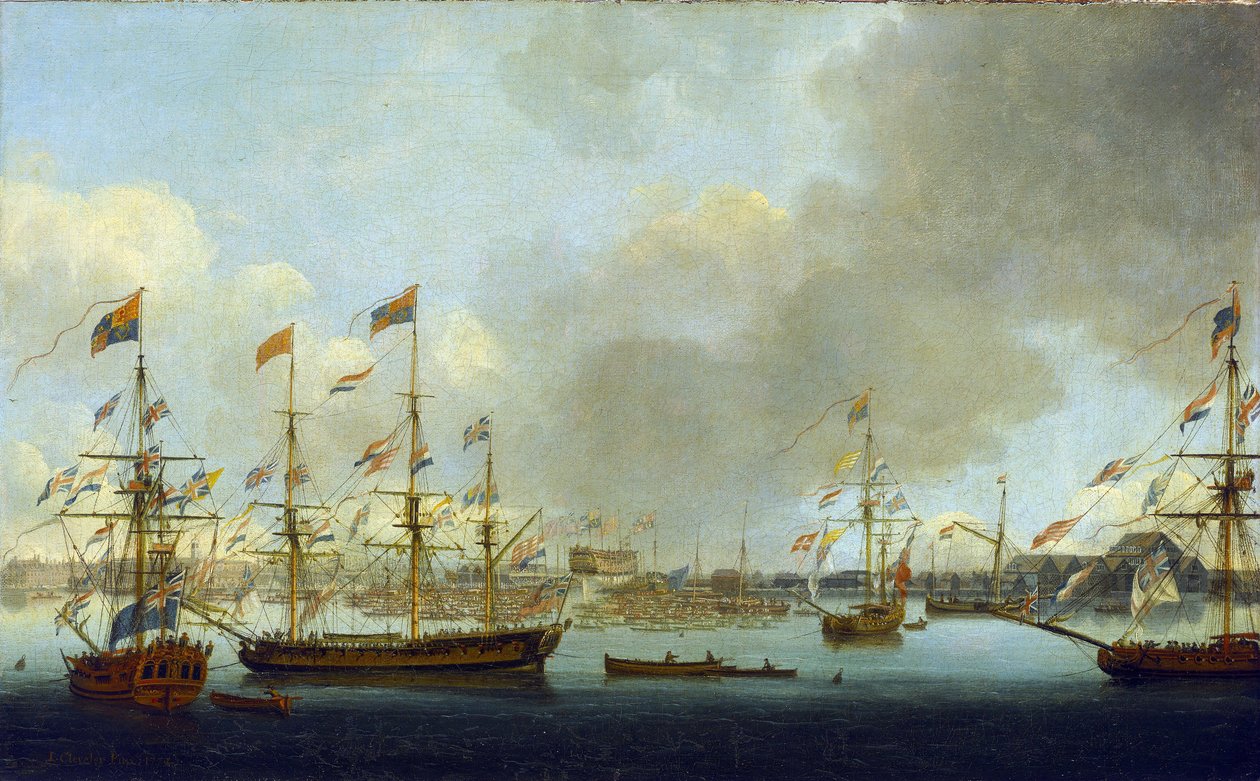 Søsætningen af HMS 
