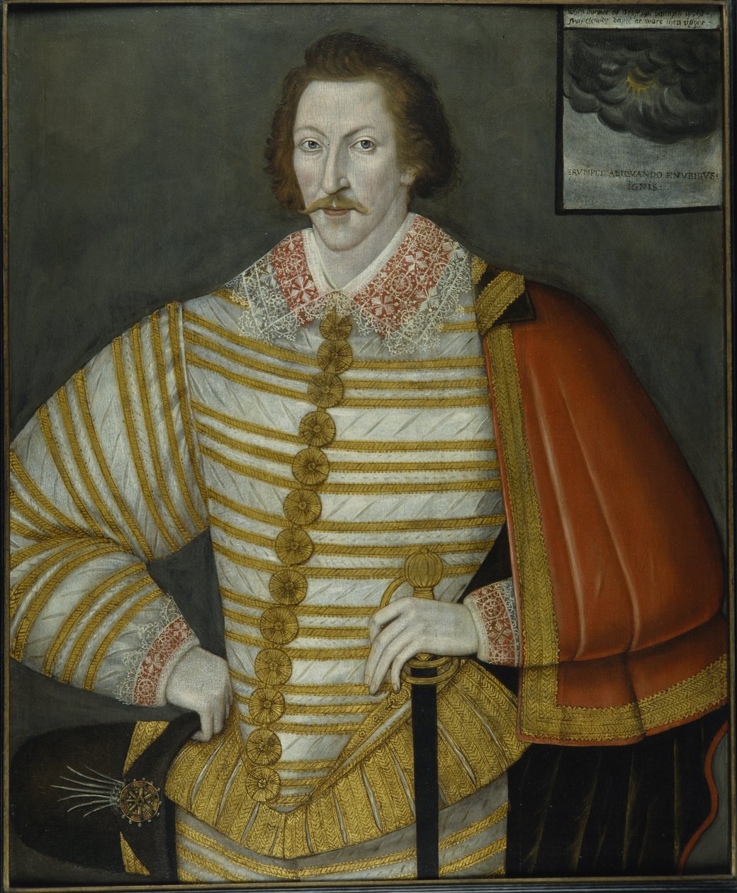 Portræt af Thomas Cavendish, Circumnavigator af John the Younger (attr.to) Bettes