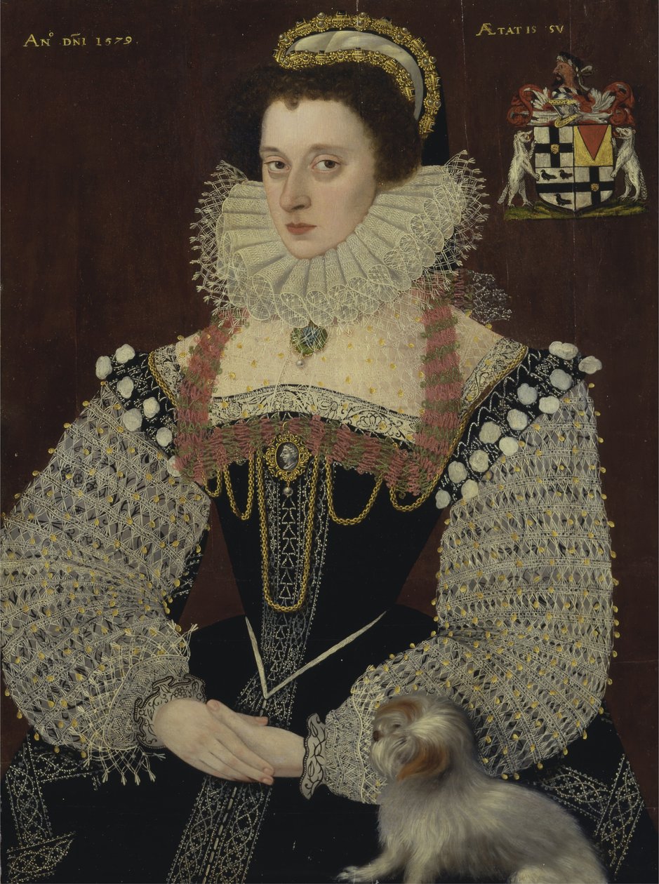 Frances, Lady Brydges af John the Younger Bettes