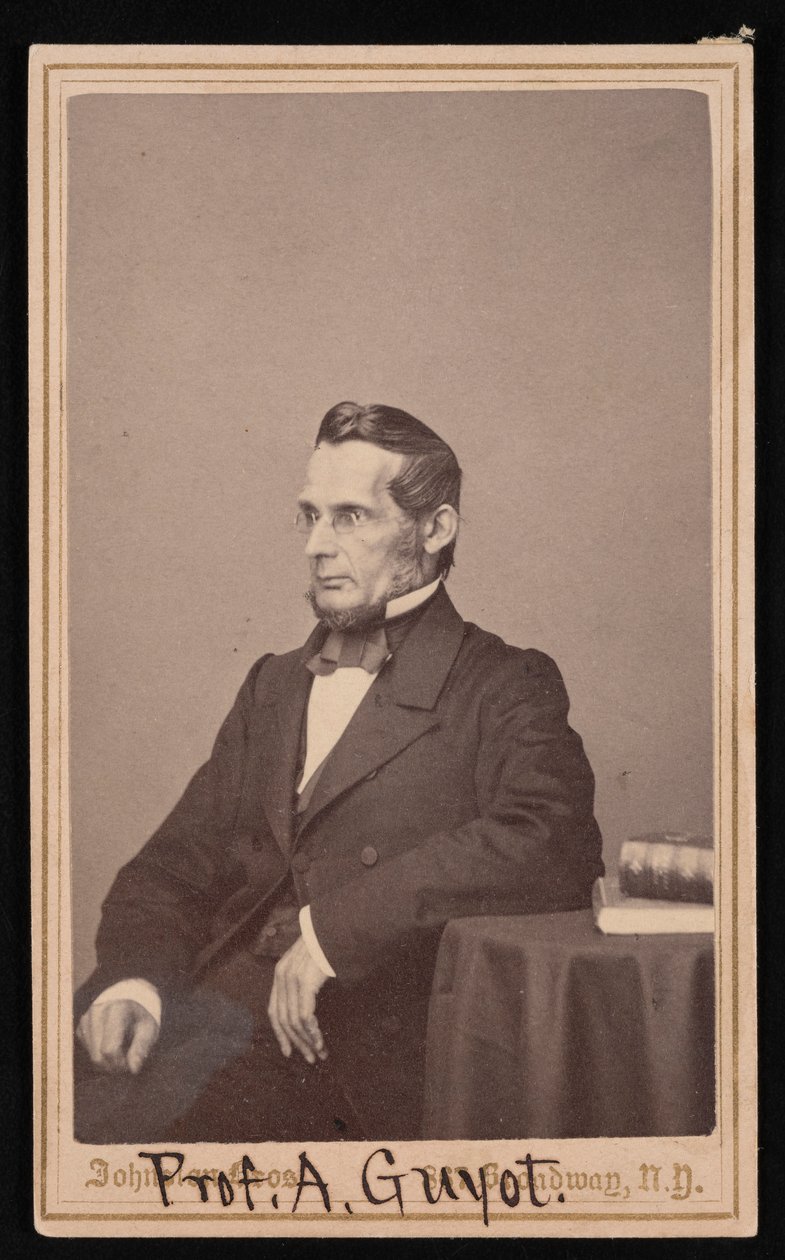 Portræt af Arnold Henry Guyot 1807-1884, før 1866. af Johnston Bros