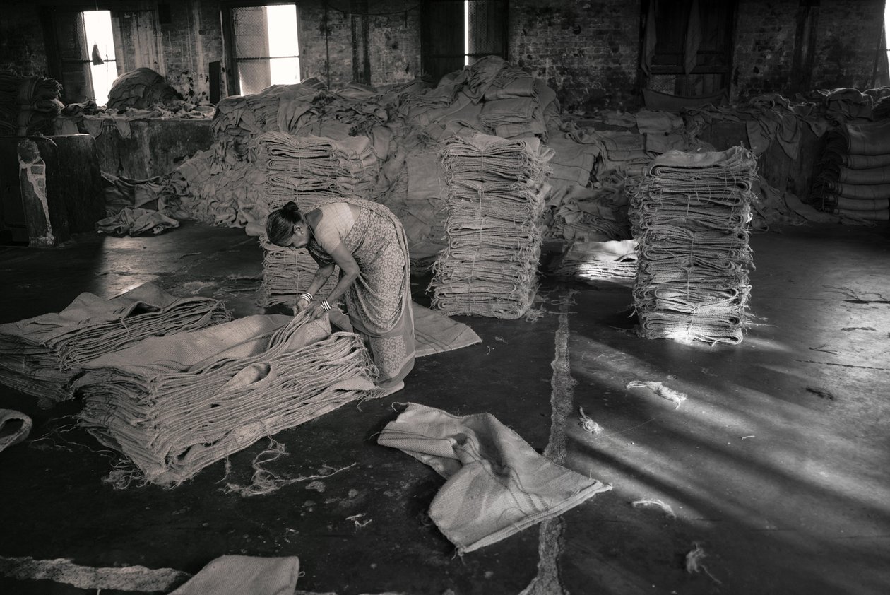Jutefabrik, Kolkata, Indien, 2017 (foto) af Jon Nicholson