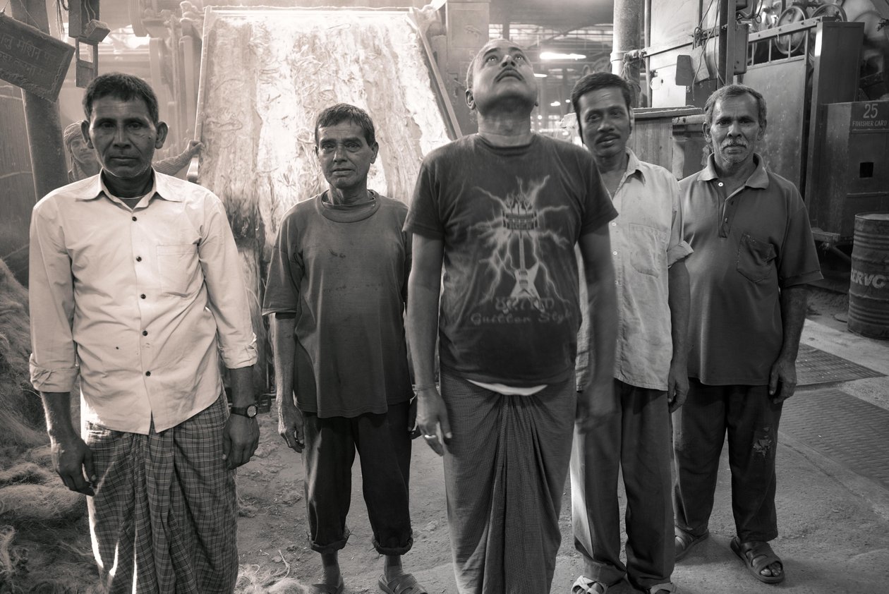 Jutefabrik, Kolkata, Indien, 2017 (foto) af Jon Nicholson