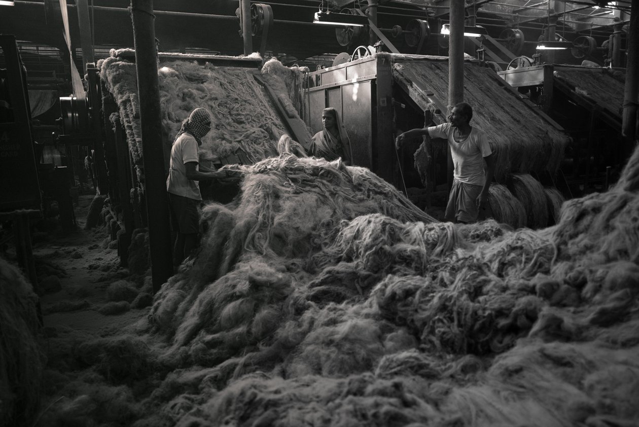 Jutefabrik, Kolkata, Indien, 2017 (foto) af Jon Nicholson