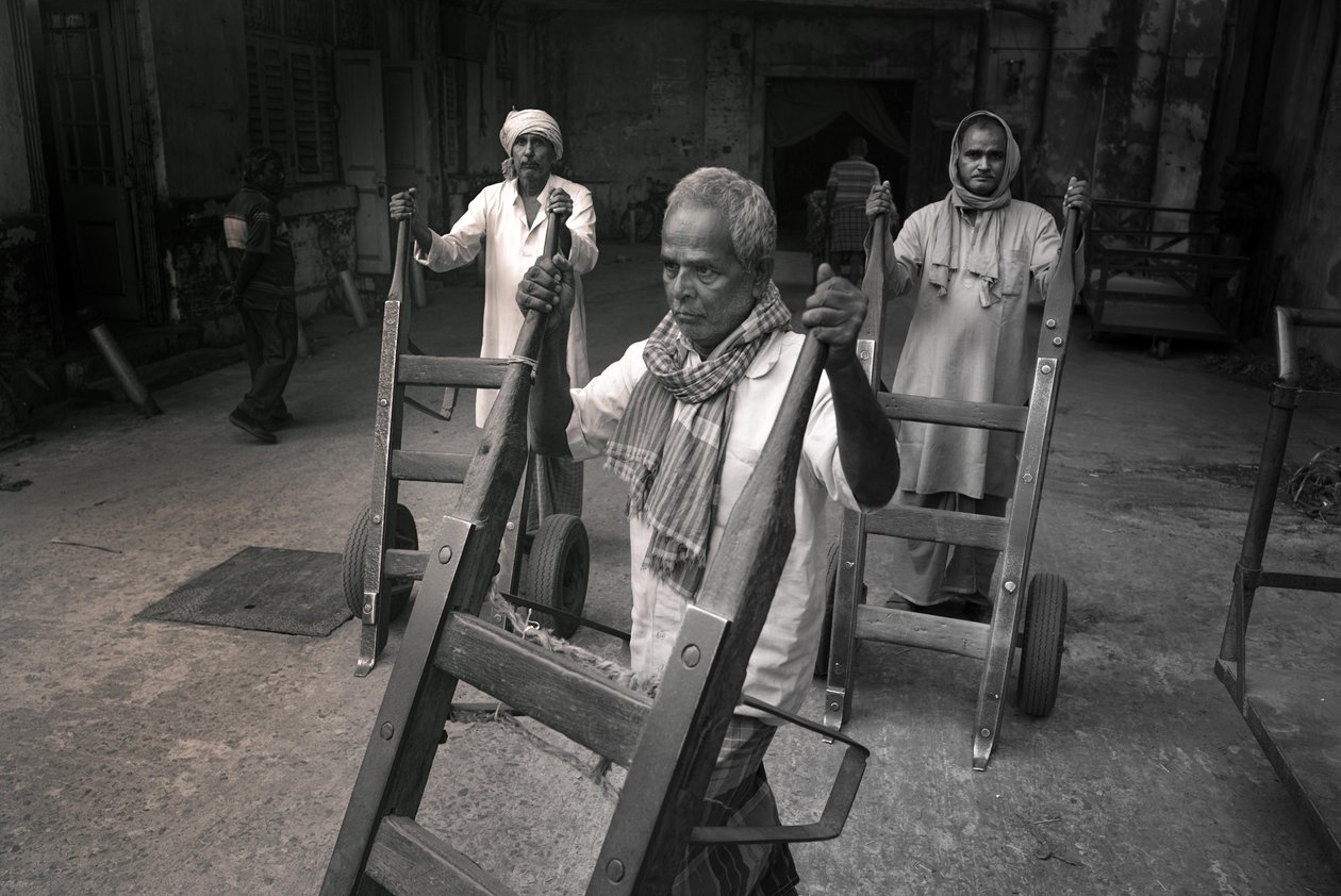 Jutefabrik, Kolkata, Indien, 2017 (foto) af Jon Nicholson