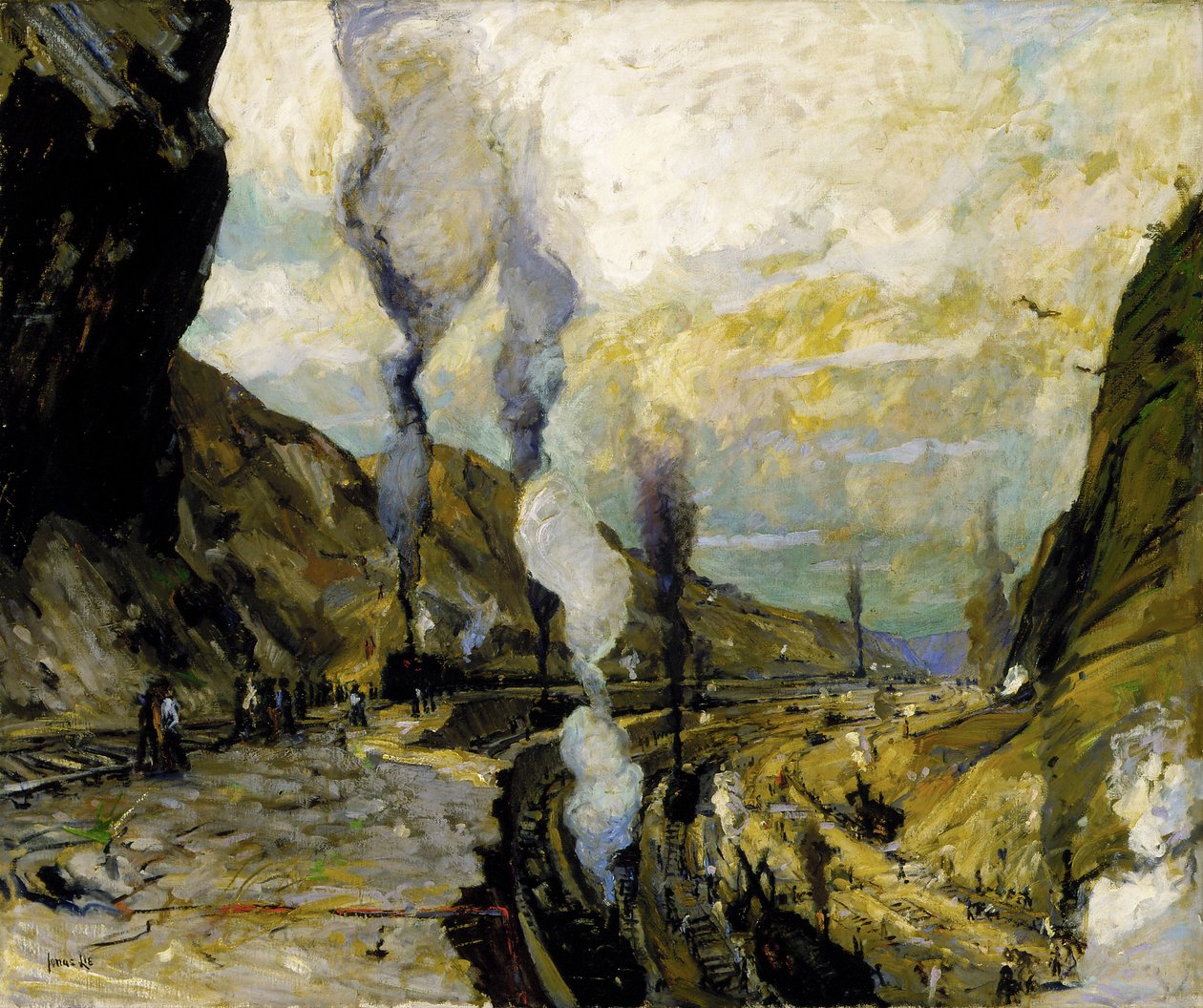 Culebra Cut, 1913 af Jonas Lie