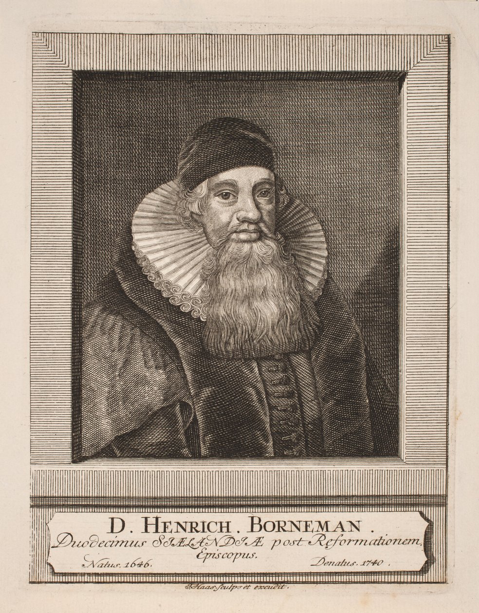 Biskop Henrik Bornemann af Jonas Haas