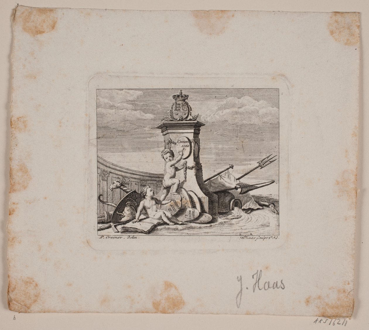 Vignetten med to genier af Jonas Haas