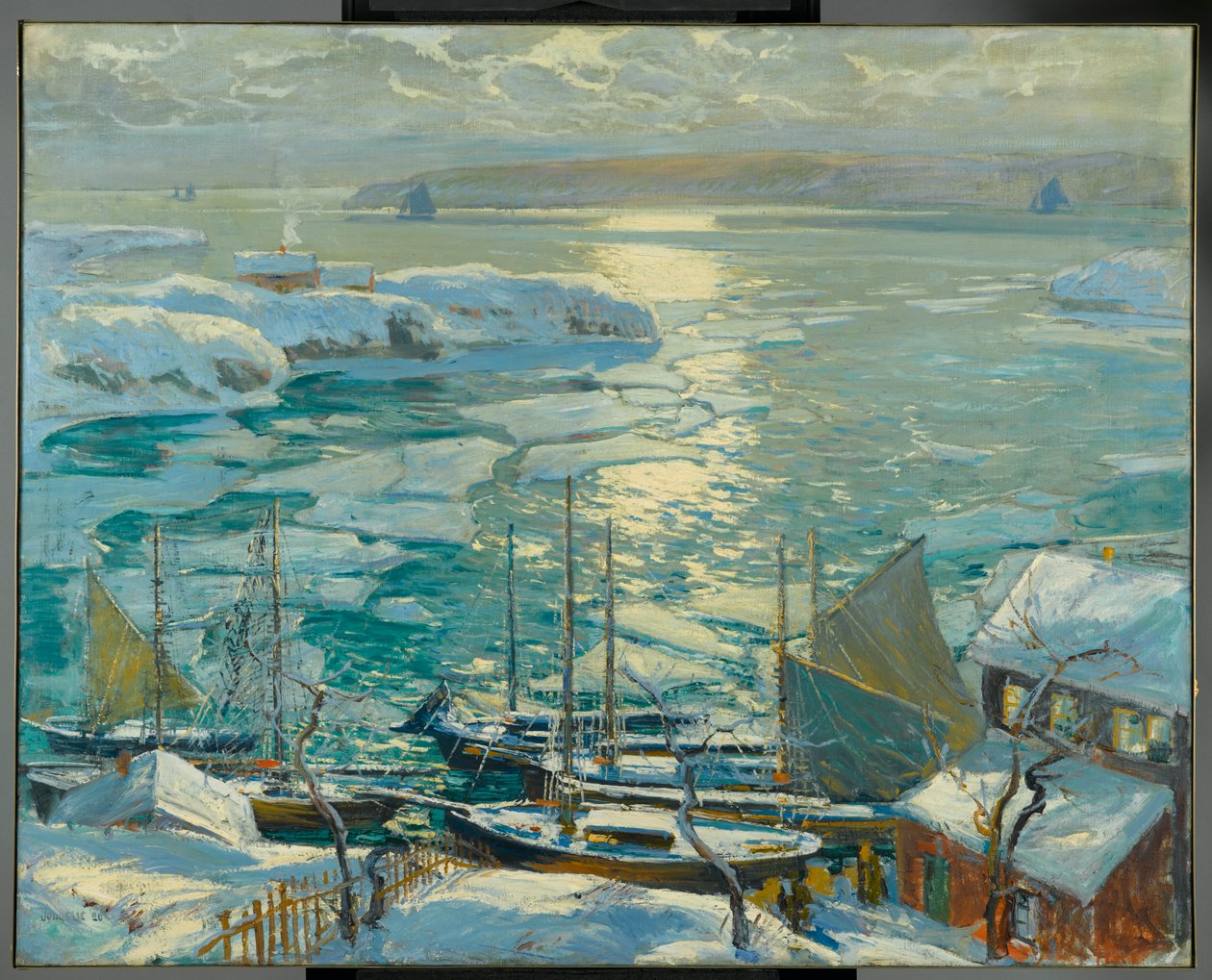 De gamle skibe trækker hjem igen, 1920 af Jonas Lie
