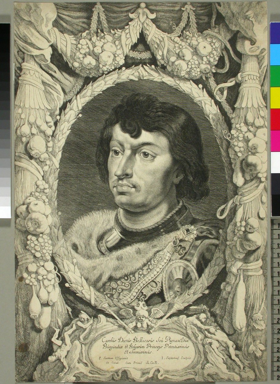 Karl den Dristige, hertug af Burgund af Jonas Suyderhoef