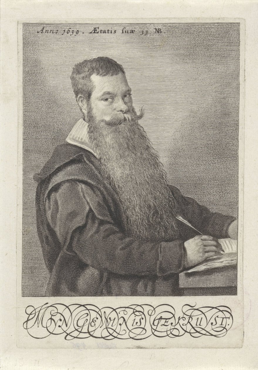Portræt af Nicolaes Bodding van Laer af Jonas Suyderhoef
