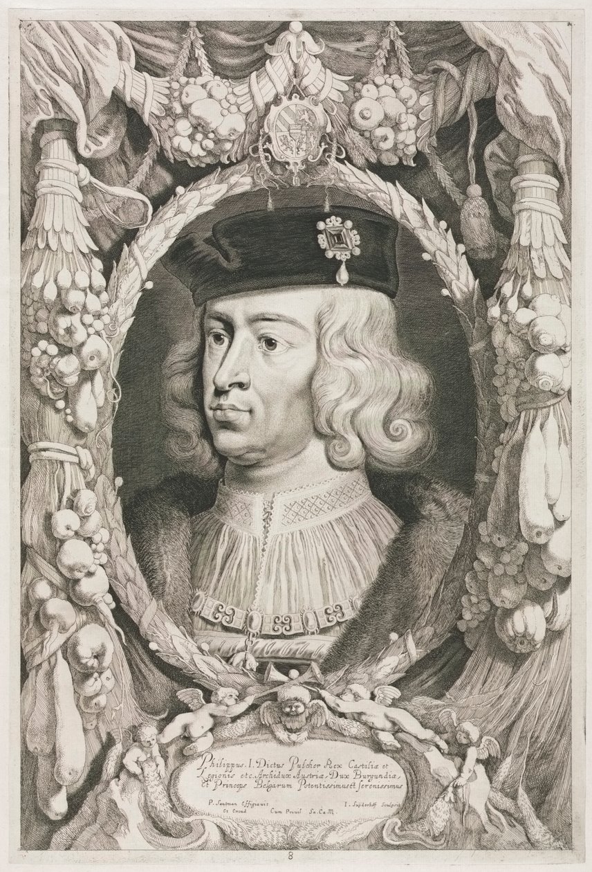 Hertugerne af Bourgogne: nr. 8. Portræt af Philippe I (den smukke) af Castilla af Jonas Suyderhoef