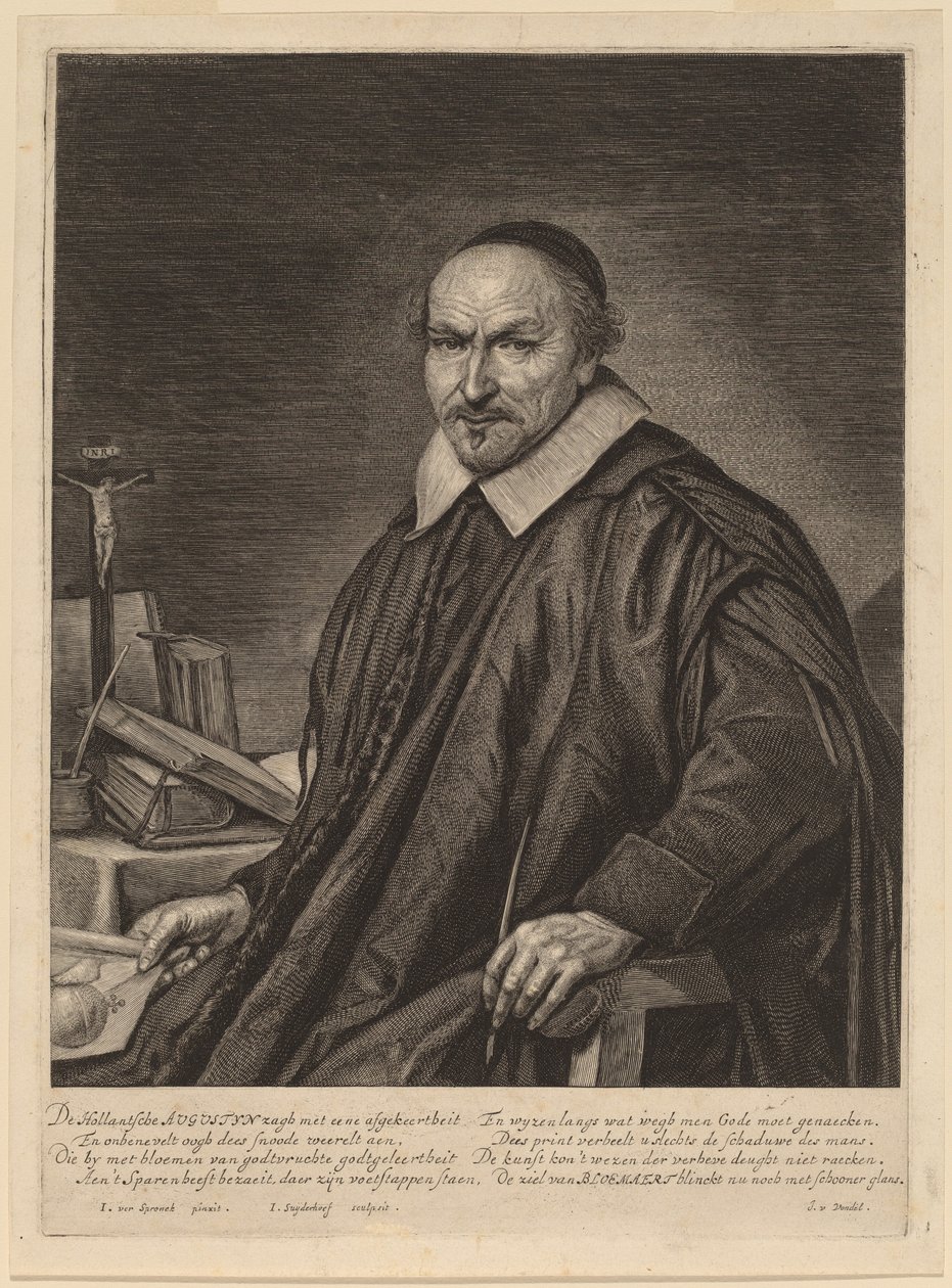 Augustyn Bloemaert af Jonas Suyderhoff after Johannes Cornelisz Verspronck