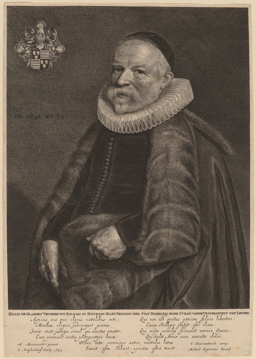 Gillis de Glarges af Jonas Suyderhoff after Michiel van Miereveld