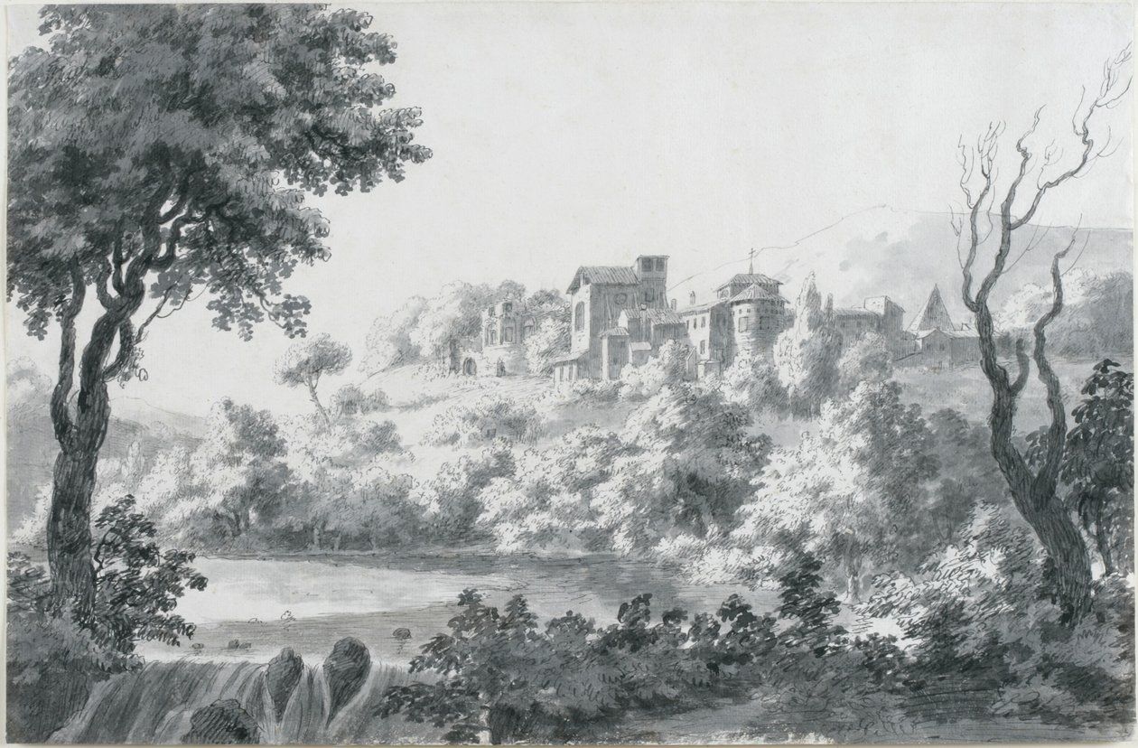 Udsigt over en del af Tivoli, 1758 af Jonathan Skelton
