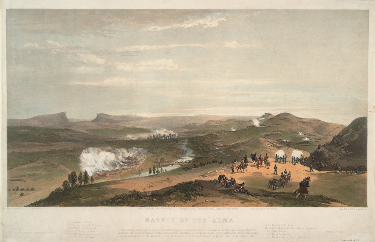 Slaget ved Alma den 20. september 1854, 1854 af Jonathan Needham