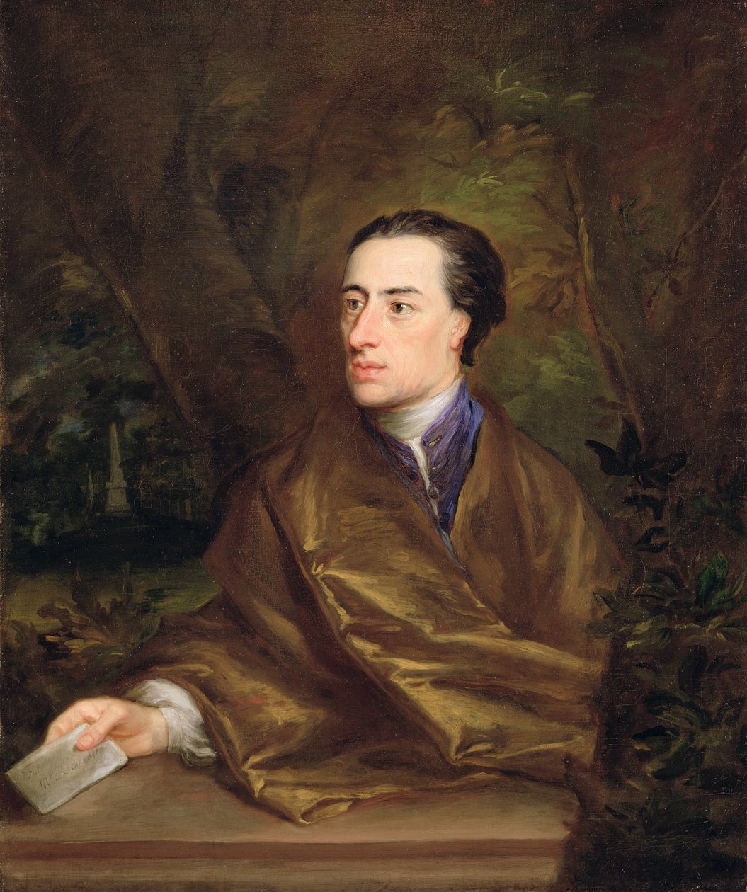 Alexander Pope (1688-1744) 1738 (olie på lærred) af Jonathan Richardson