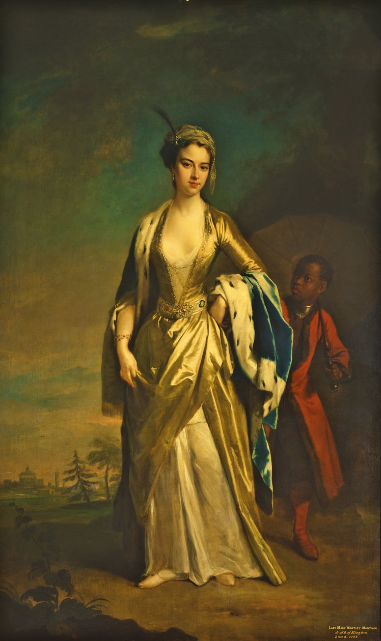Lady Mary Wortley Montagu, ca. 1725 af Jonathan Richardson