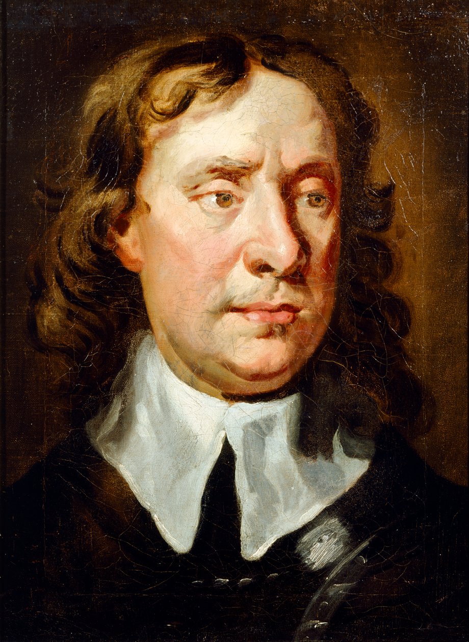 Portræt af Oliver Cromwell (olie på lærred) af Jonathan Richardson