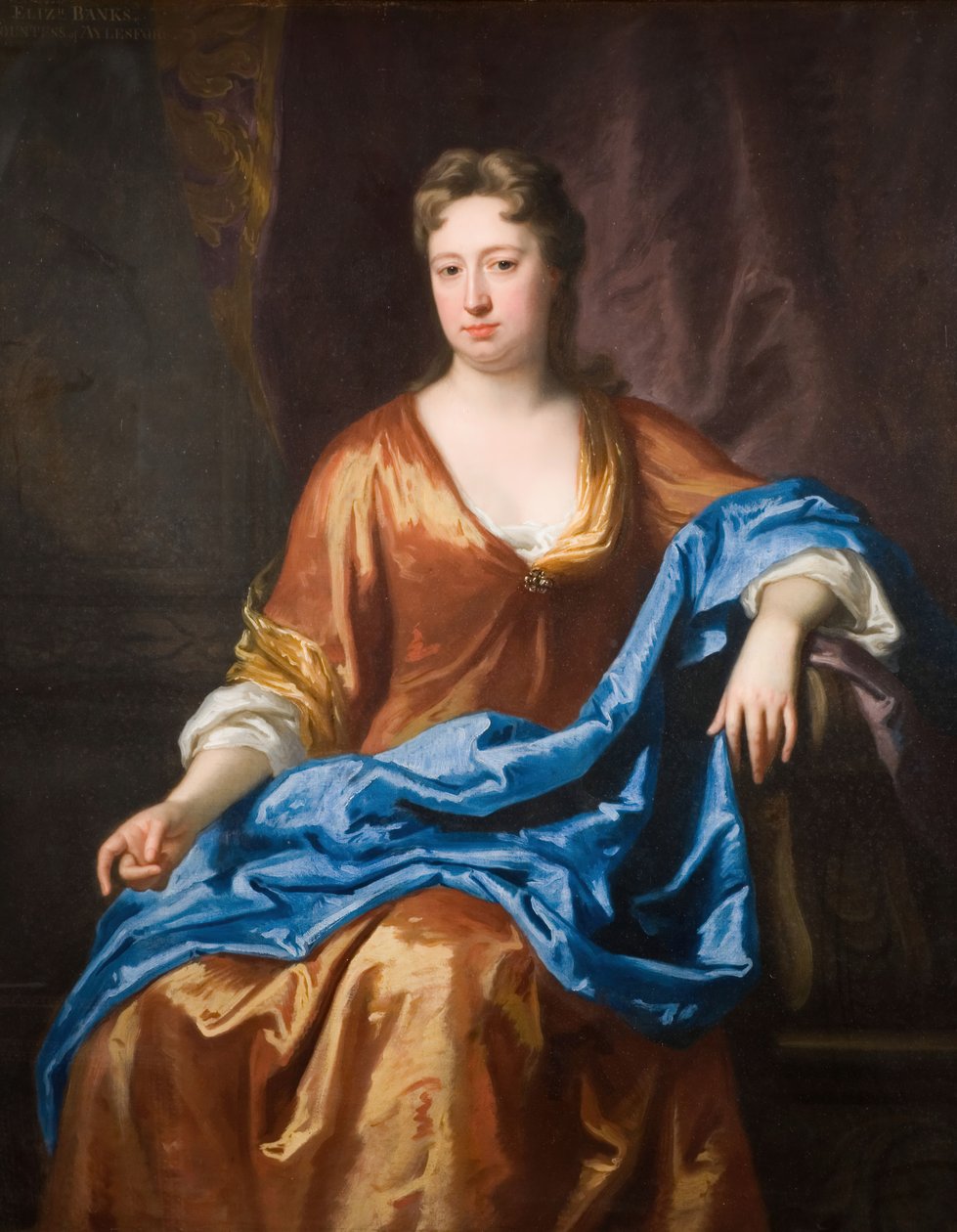 Portræt af Elizabeth 1. grevinde af Aylesford, 1720. af Jonathan Richardson the Elder