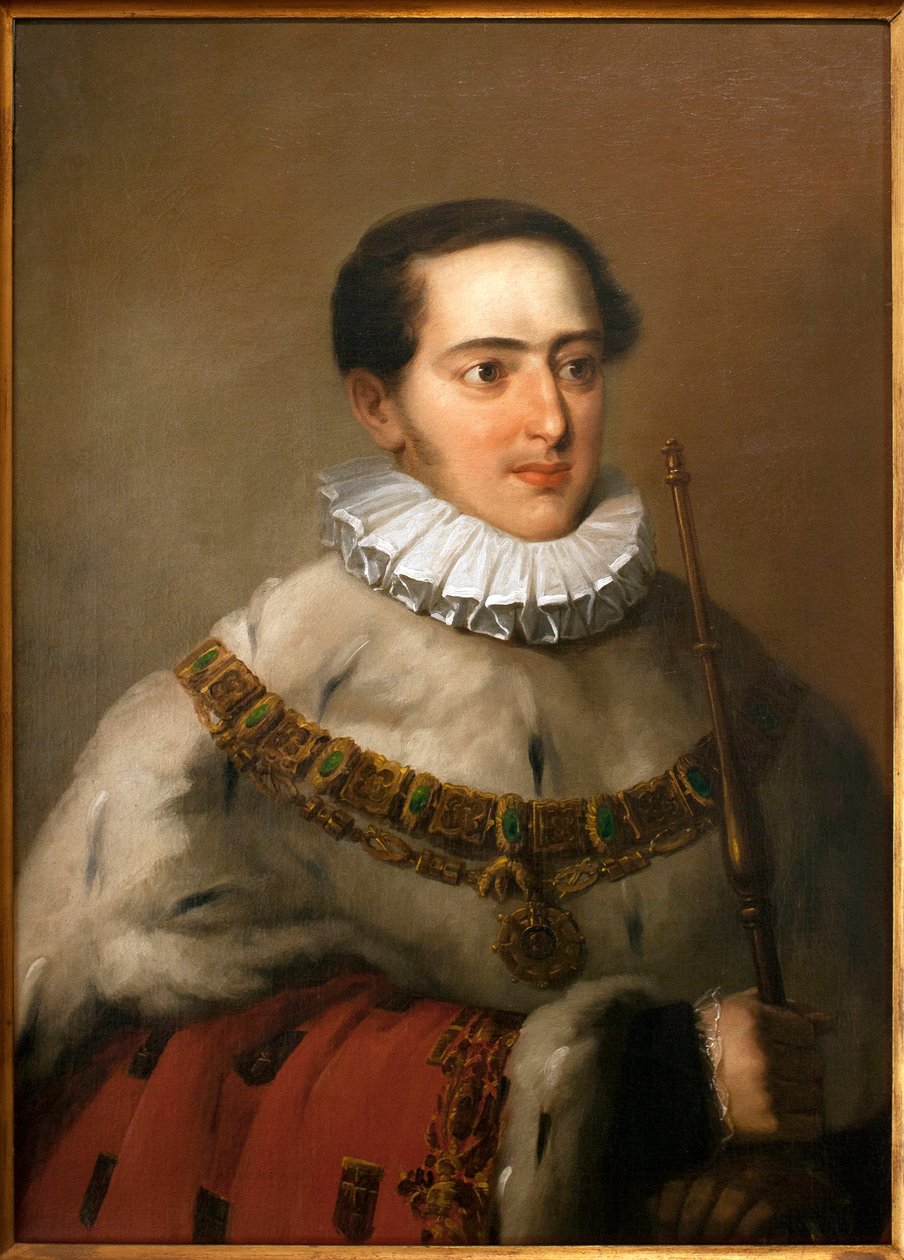 Portræt af Don Miguel I (Michael I af Portugal af João Baptista Ribeiro