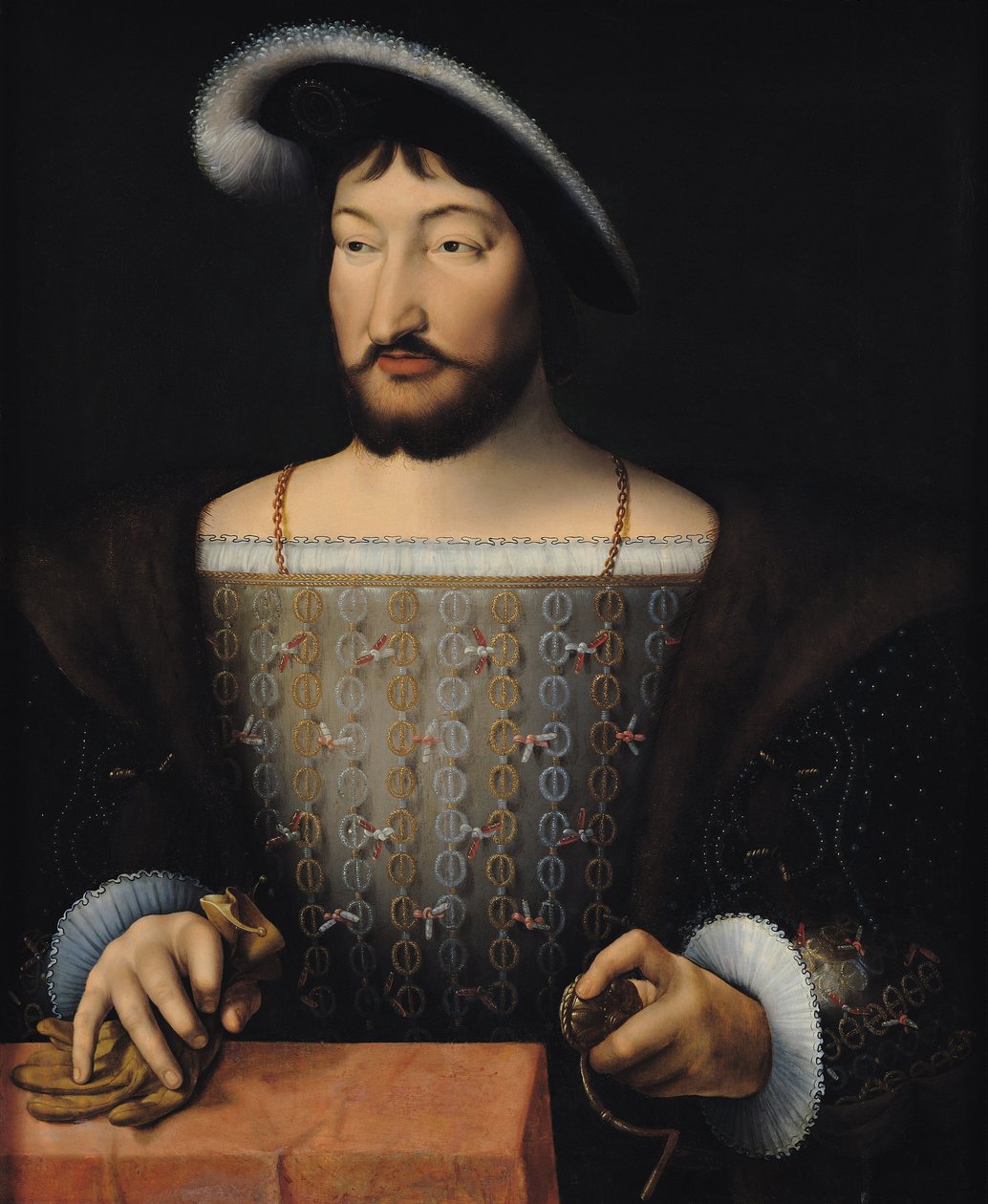 Francois I (1497-1547) af Joos van Cleve