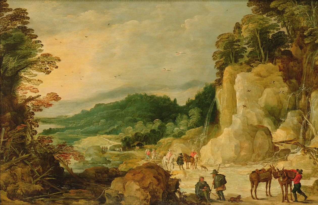 Bjerglandskab af Joos or Josse de Momper