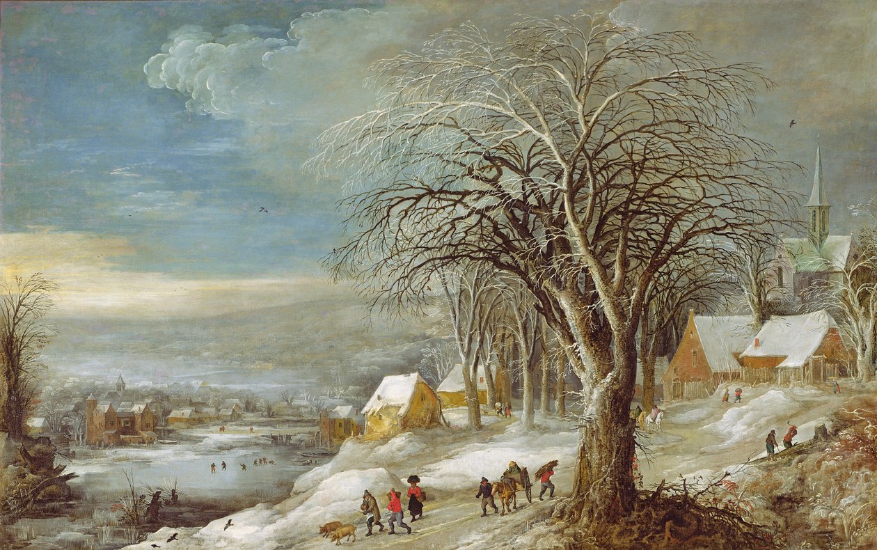 Vinterlandskab af Joos or Josse de Momper