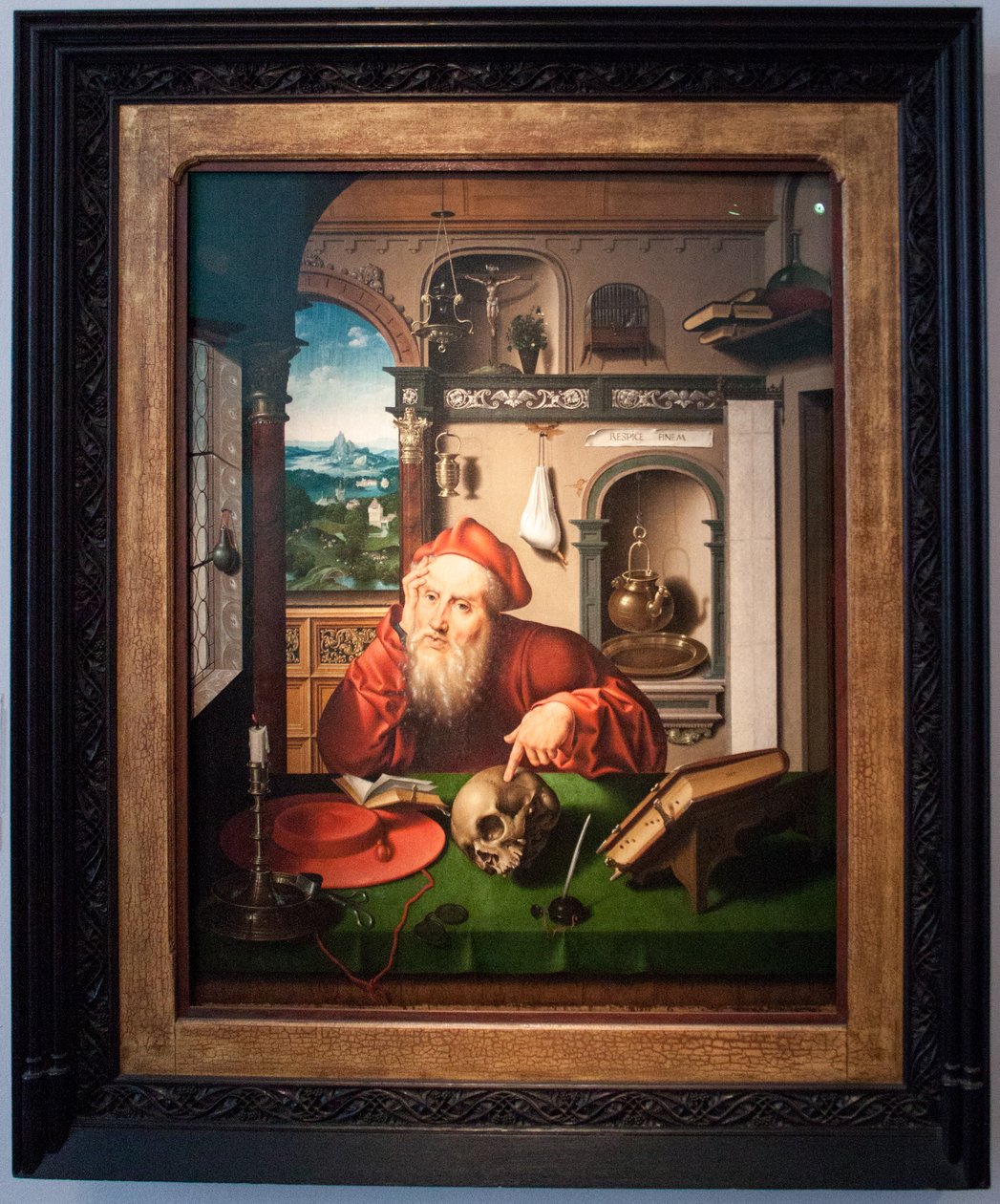 St. Jerome Deutsch: Der heilige Hieronymus In af Joos van Cleve