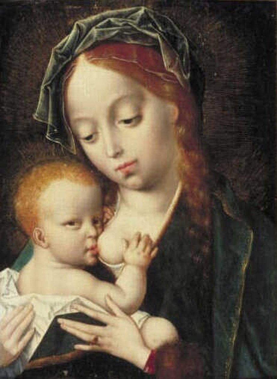 Madonna mødte venligt af Joos van Cleve