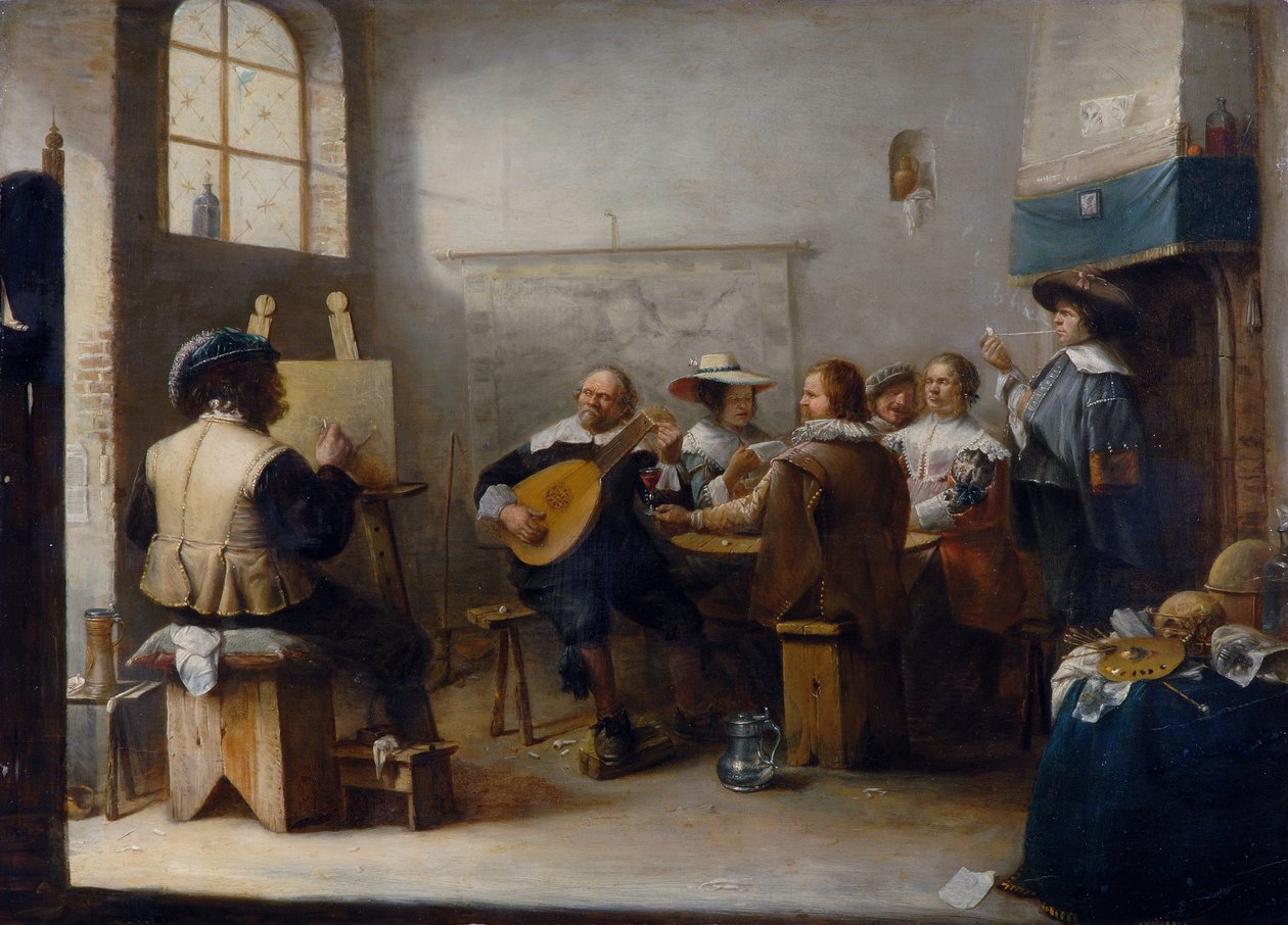 Malers atelier af Joos van Craesbeeck