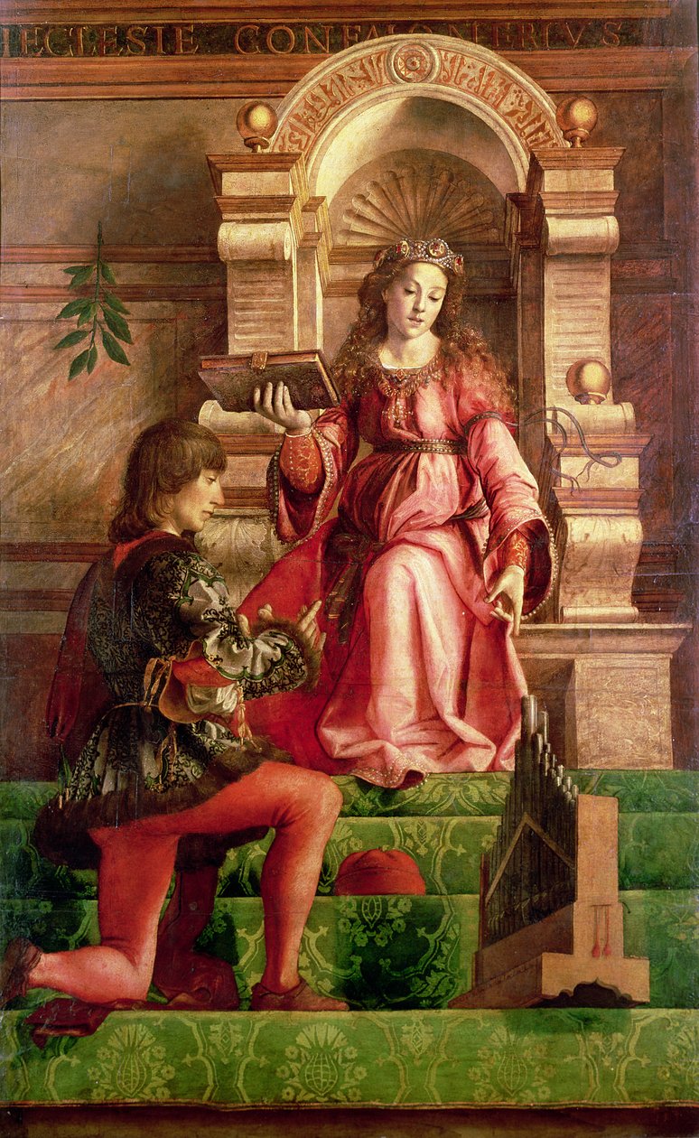 Musik, c.1480 af Joos van Gent