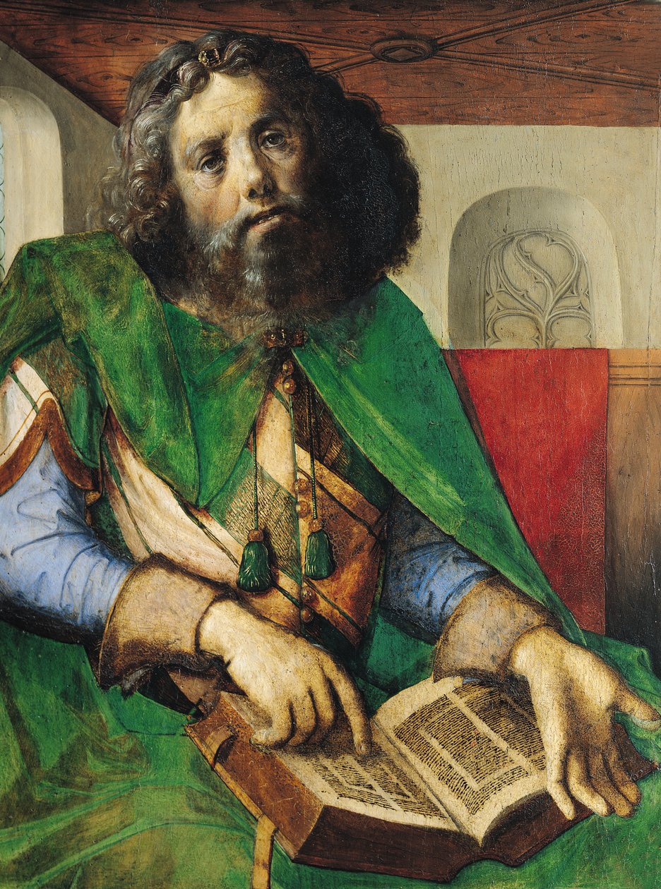 Portræt af Platon (429-347 f.Kr.) c.1475 af Joos van Gent