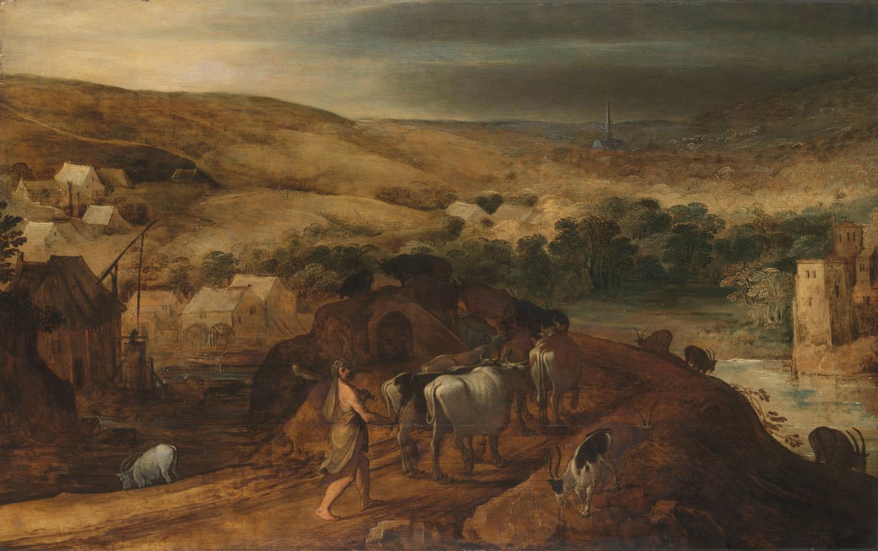 Hercules stjæler Geryons okser af Joos de Momper (II)