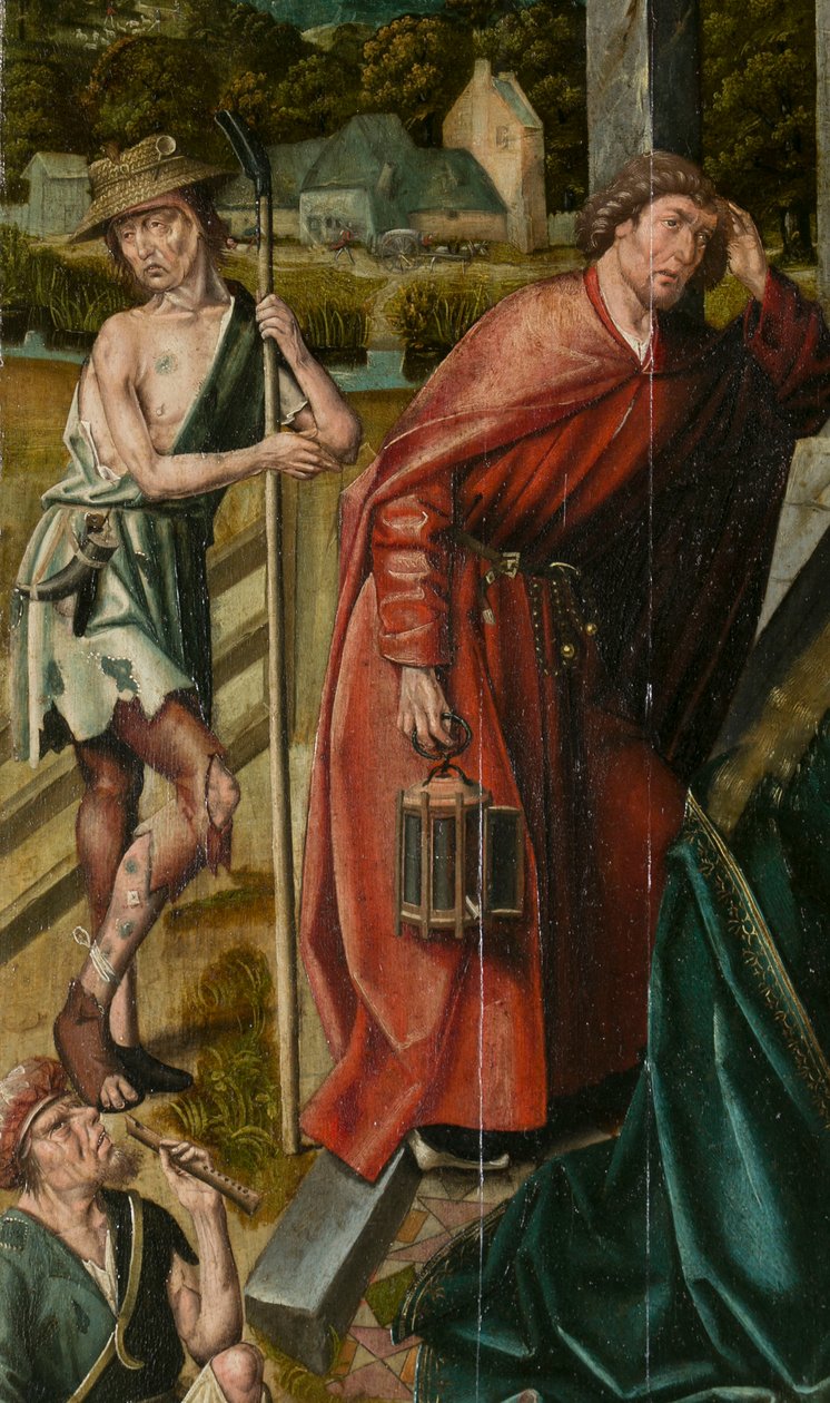 Triptykon fra Betlehem, omkring 1540 (maleri på træ) af Joos van (attr. to) Cleve