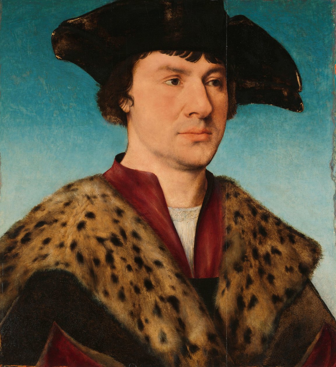 Portræt af en mand af Joos van Cleve (workshop of)