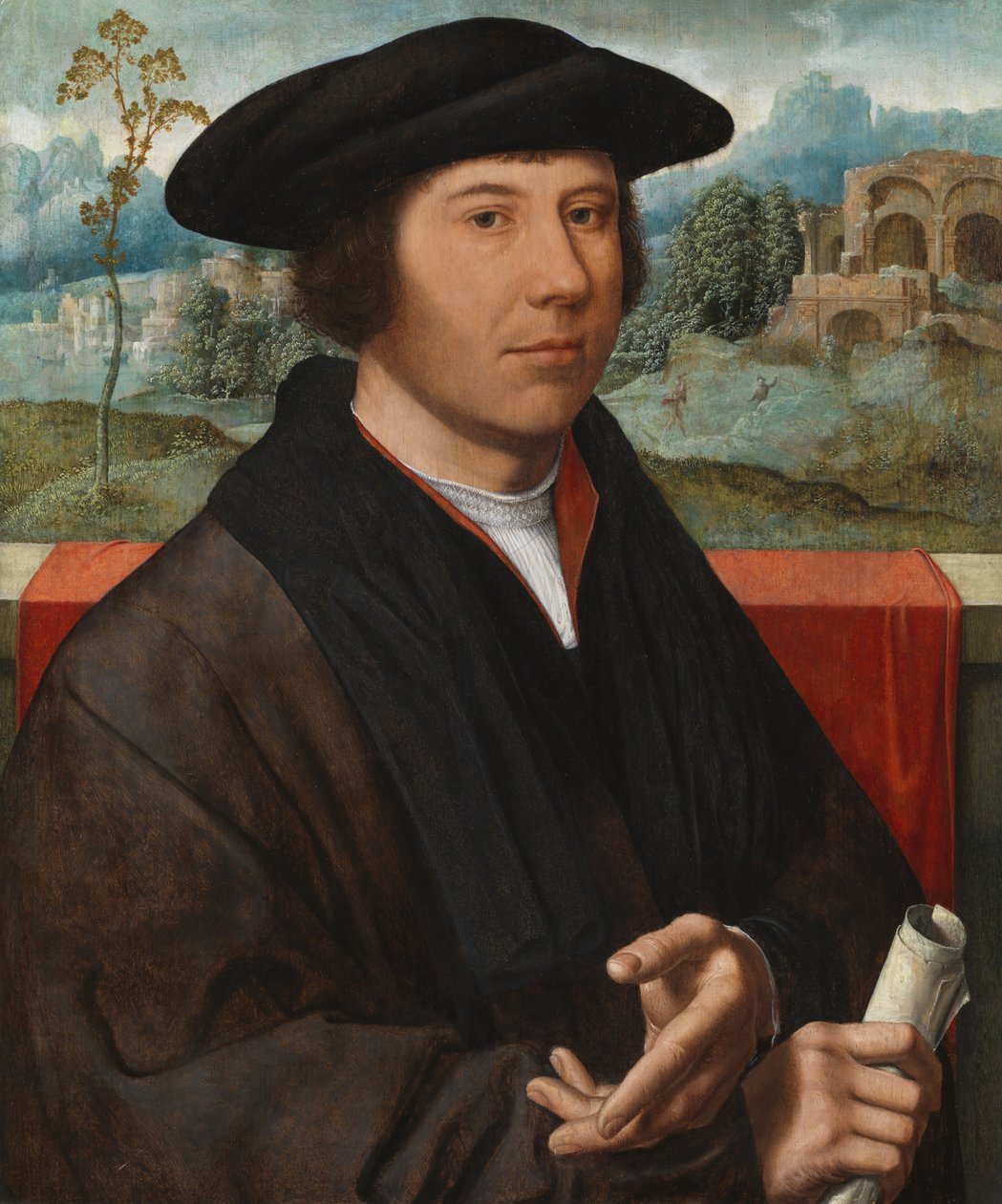 Portræt af en mand, 1528-29 af Joos van Cleve