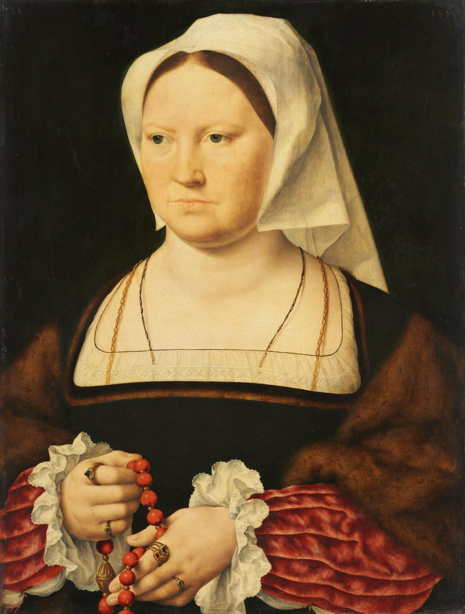 Portræt af en kvinde, 1525 af Joos van Cleve