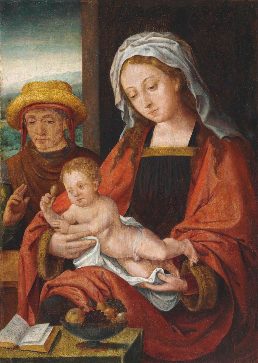 Den hellige familie af Joos van Cleve