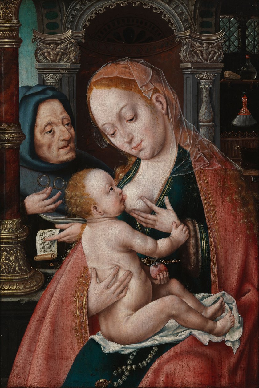 Den hellige familie af Joos van Cleve