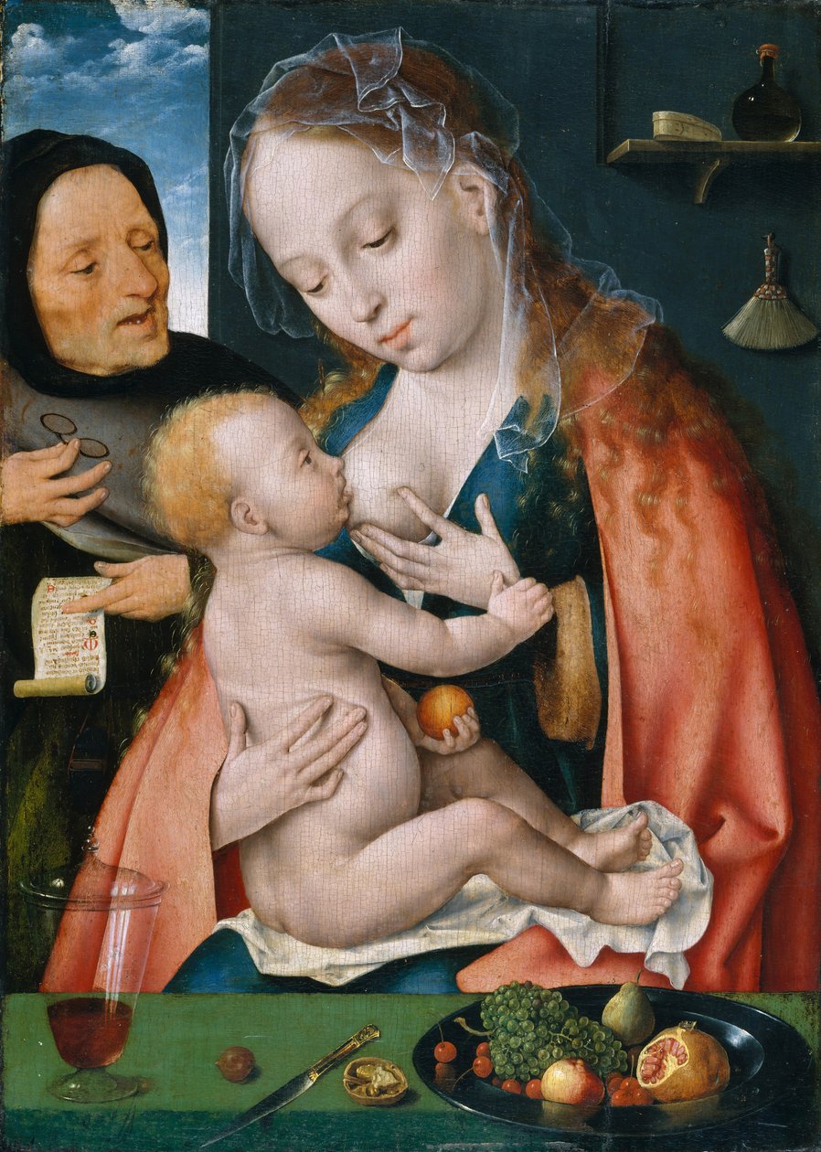 Den hellige familie, ca. 1512-13. af Joos van Cleve
