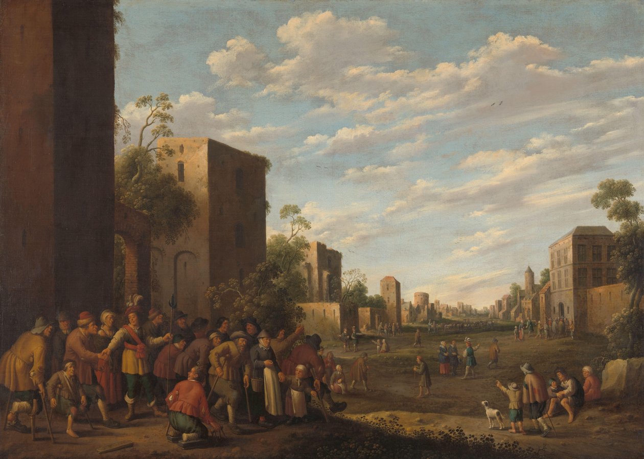 At huse de fattige af Joost Cornelisz Droochsloot