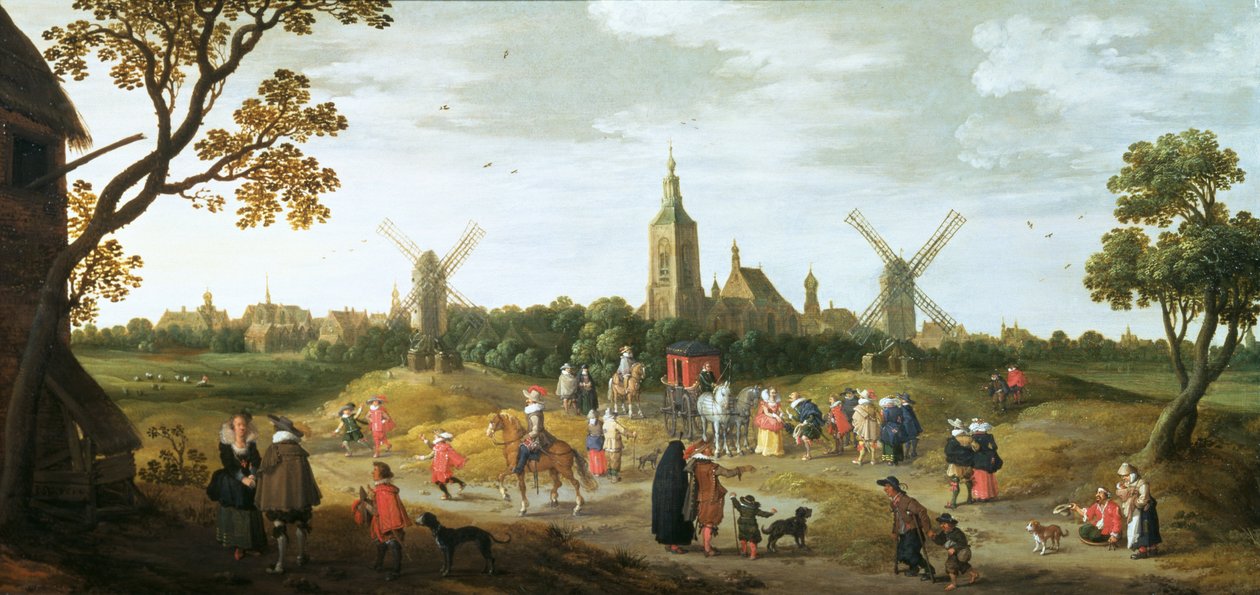 Sommer, 1624 (panel) (par 81007) af Joost Cornelisz. Droochsloot
