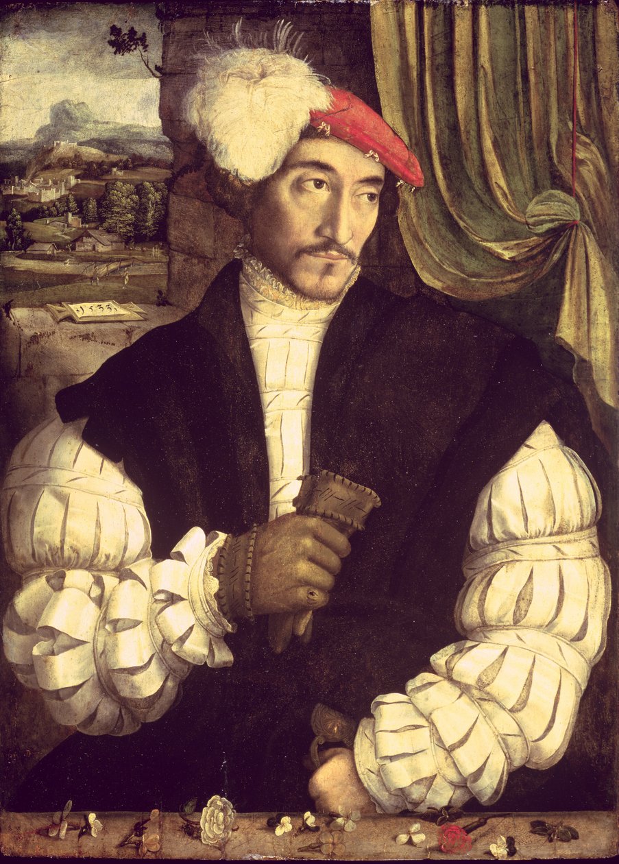 Portræt af en mand, 1533 af Jorg I Breu