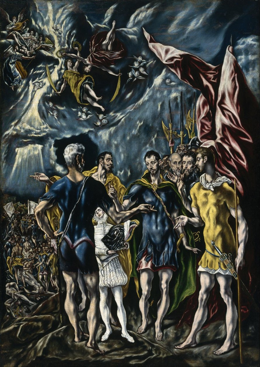 Martyrium af Saint Maurice af Jorge Manuel Theotocopoulos